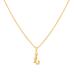 22 Ayar Altın Baş Harfi L Kolye | Unisex 22 Ayar Altın Baş Harfi L Kolye | Unisex