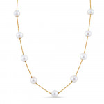 22 Ayar Altın İnci Mala Kolye | 23 İnç 22 Ayar Altın İnci Mala Kolye | 23 İnç