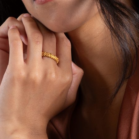 22ct Gold Ring For Ladies | Rosettes Collection | Size P 1/2 22ct Gold Ring For Ladies | Rosettes Collection | Size P 1/2