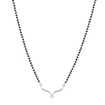 مانغالسوترا ألماس من الذهب الأبيض عيار 18 قيراط مانغالسوترا ألماس من الذهب الأبيض عيار 18 قيراط