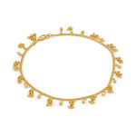 Gold Anklet for Women | 10.5 Inches