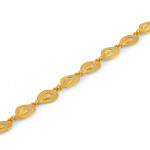 22 Ayar Altın Bayan Fantezi Bileklik | 6,5 İnç 22 Ayar Altın Bayan Fantezi Bileklik | 6,5 İnç