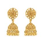 22 Ayar Altın Jhumkha Küpe | Jali Filigree Koleksiyonu 22 Ayar Altın Jhumkha Küpe | Jali Filigree Koleksiyonu