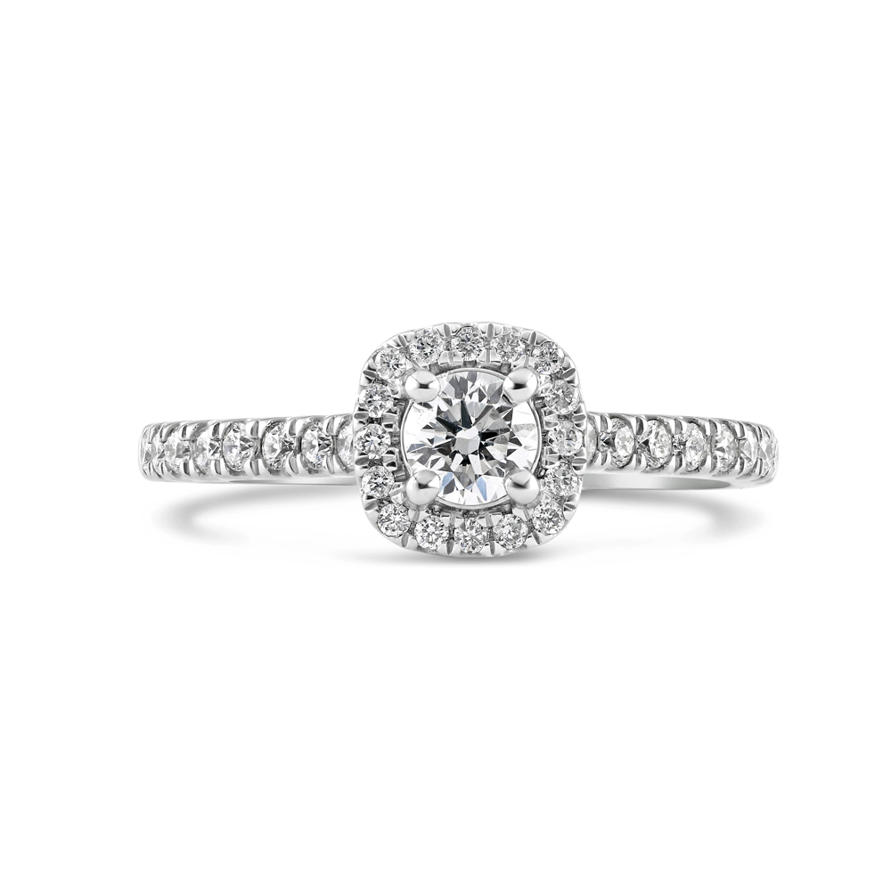Platinum Ring With Diamond For Women Purejewels