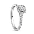 Platinum Ring with Diamond