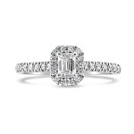 خاتم خطوبة ألماس بلاتيني