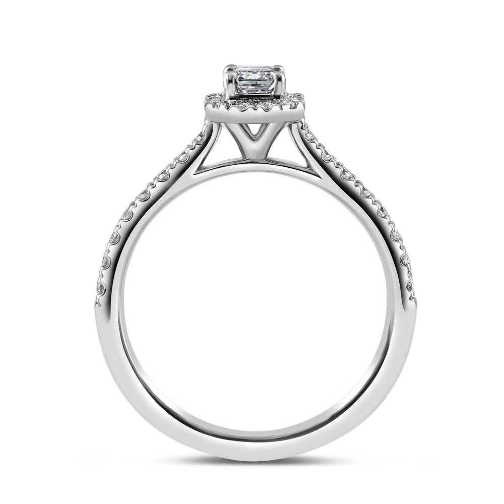 خاتم خطوبة ألماس بلاتيني خاتم خطوبة ألماس بلاتيني