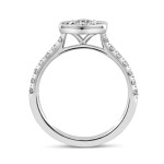 Pırlantalı Platin Nişan Yüzüğü