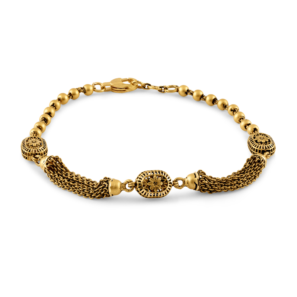 22 Ayar Altın Bayan Bileklik | Rozet Koleksiyonu 22 Ayar Altın Bayan Bileklik | Rozet Koleksiyonu