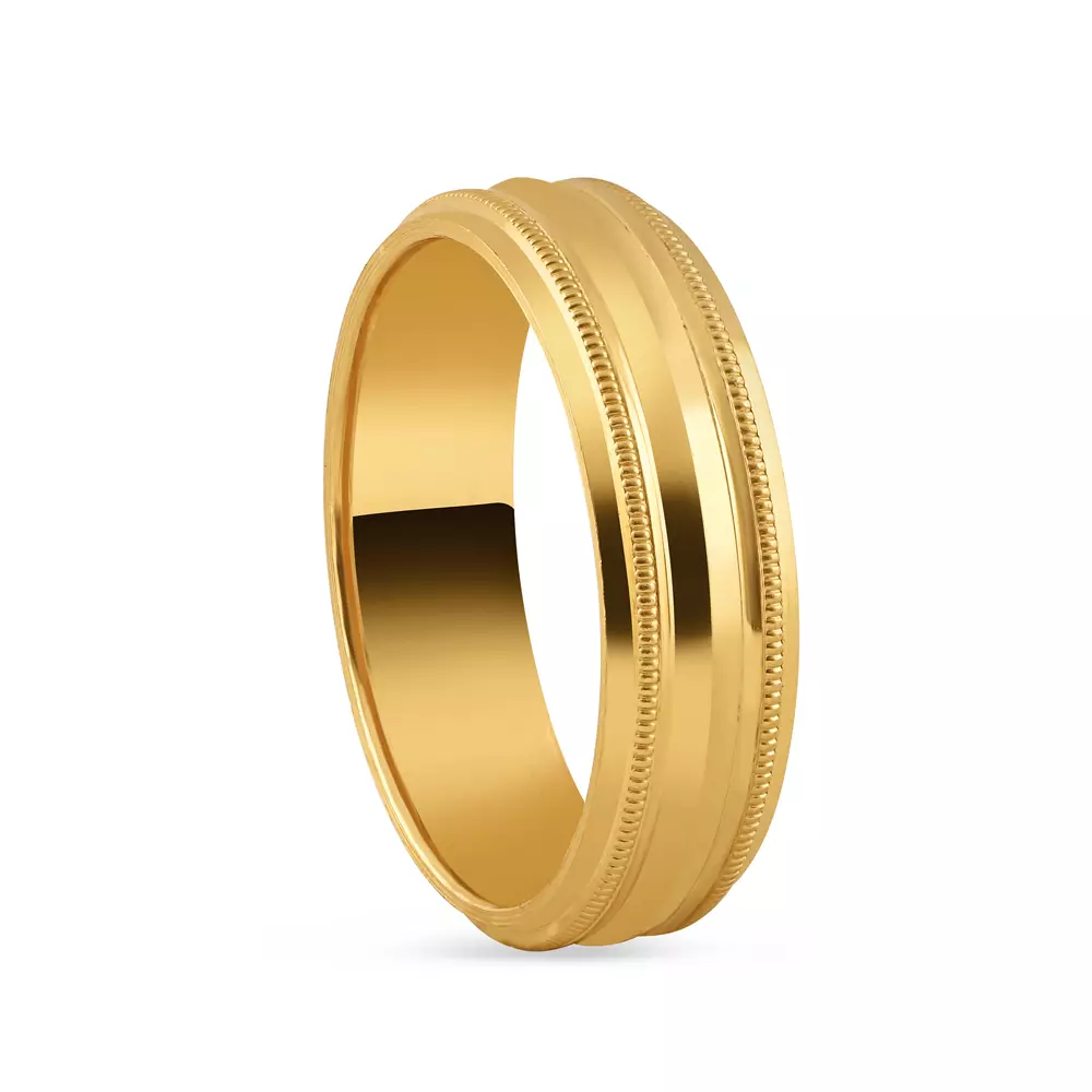 22 carat Gold Band Ring | Size O | 5mm 22 carat Gold Band Ring | Size O | 5mm