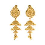 22 Ayar Altın Jhumkha Küpe | 11mm | Jali Filigree Koleksiyonu | 1,5 İnç 22 Ayar Altın Jhumkha Küpe | 11mm | Jali Filigree Koleksiyonu | 1,5 İnç