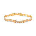 22ct Gold Fancy Gold Bangle | 2.4 Size