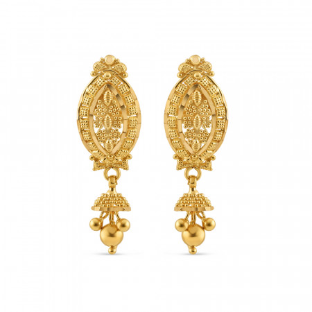 22ct Gold Filligree Earrings For Ladies 22ct Gold Filligree Earrings For Ladies