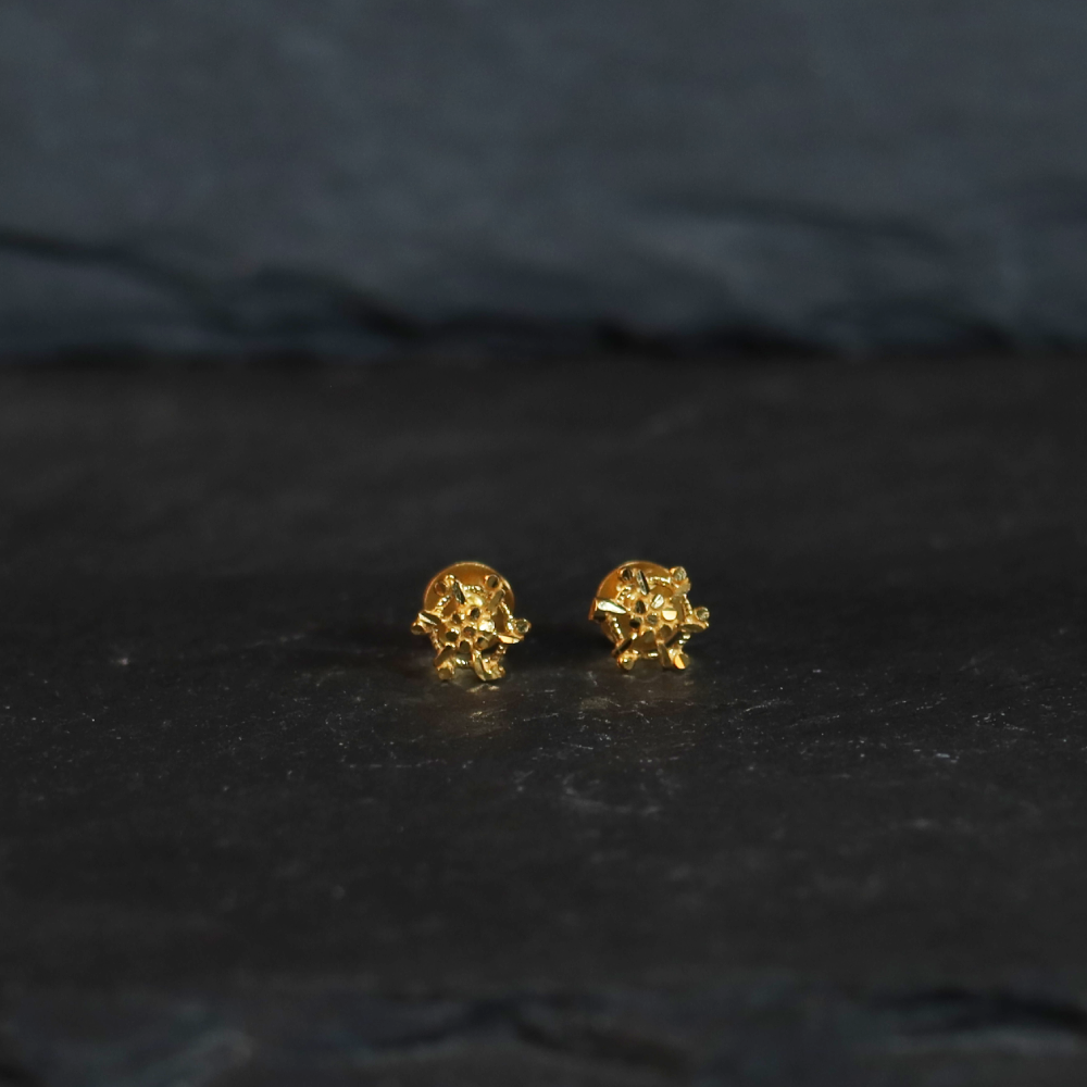 22ct Gold Filigree Stud Earring 22ct Gold Filigree Stud Earring