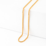 22 Ayar Altın | Milano Zincir | 20 İnç