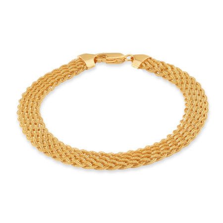 22ct Gold Knitted Bracelet For Ladies | 7 Inches 22ct Gold Knitted Bracelet For Ladies | 7 Inches