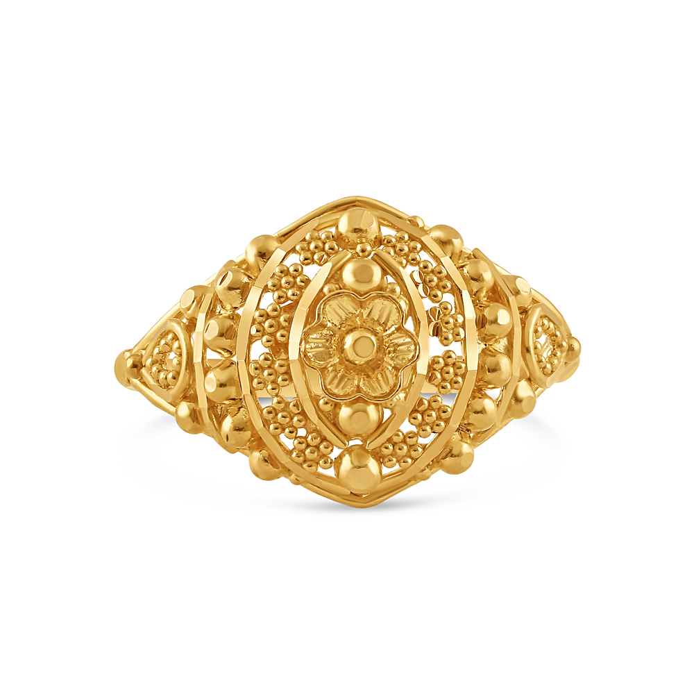 خاتم من الذهب عيار 22 قيراط للنساء | مقاس L 1/2 | مجموعة جالي خاتم من الذهب عيار 22 قيراط للنساء | مقاس L 1/2 | مجموعة جالي