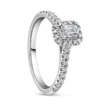 خاتم خطوبة ألماس بلاتيني خاتم خطوبة ألماس بلاتيني