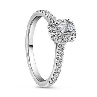 Diamond Platinum Engagement Ring