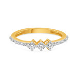 22ct Gold CZ Ring | Größe L 1/2