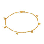 22ct Gold Fußkettchen für Frauen | 11 Zentimeter