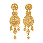 22 Ayar Altın Damla Küpe | Jali Koleksiyonu 22 Ayar Altın Damla Küpe | Jali Koleksiyonu