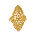 خاتم من الذهب المصقول، عيار 22 قيراط | مقاس M 1/2 خاتم من الذهب المصقول، عيار 22 قيراط | مقاس M 1/2