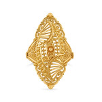 Traditioneller Goldring in 22ct | Größe M