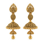 حلق جمخة من الذهب عيار 22 قيراط | مجموعة أرماري حلق جمخة من الذهب عيار 22 قيراط | مجموعة أرماري