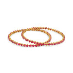 سوار من الذهب عيار 22 قيراط مع حجر الياقوت سوار من الذهب عيار 22 قيراط مع حجر الياقوت