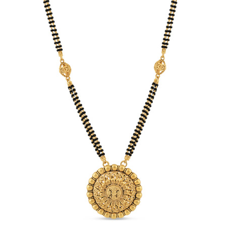22ct Gold Mangalsutra with Antique finish | 18 Inches 22ct Gold Mangalsutra with Antique finish | 18 Inches