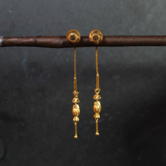 22ct Gold Sui Dhaga Earring 22ct Gold Sui Dhaga Earring