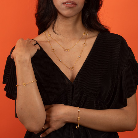 Disk Şeklinde Kolyeli 22 Ayar Altın Kolye | 16,5 İnç Disk Şeklinde Kolyeli 22 Ayar Altın Kolye | 16,5 İnç