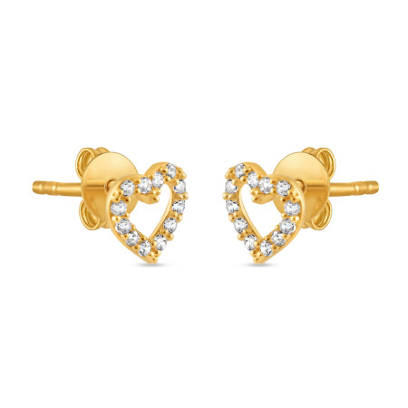 Gold Heart Earring Gold Heart Earring