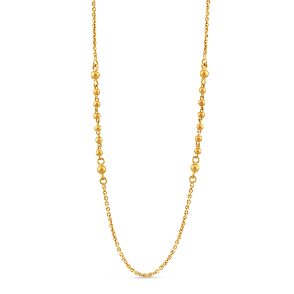 22ct Gold Perlenkette | 16,5 Zentimeter