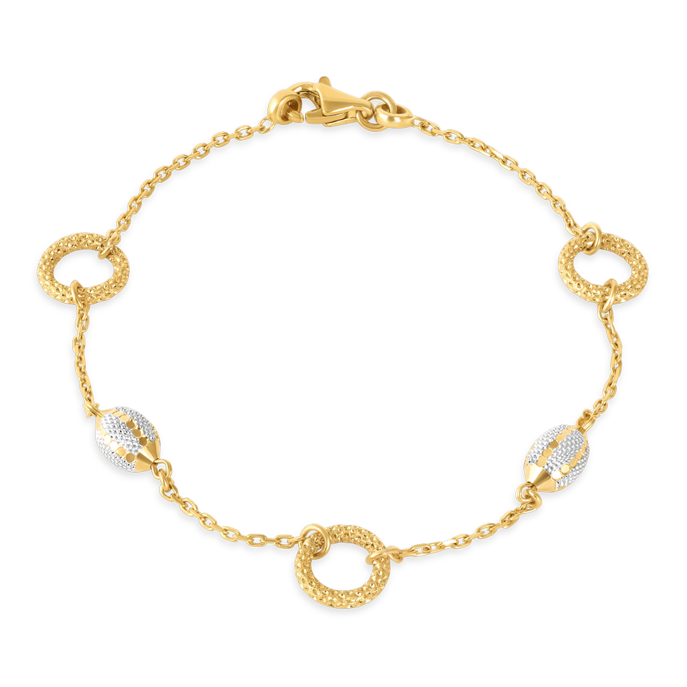 22ct Gold Ladies Gold Bracelets 7 Inches PureJewels UK