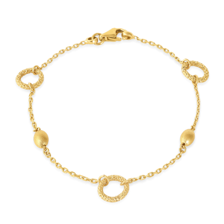 22ct Gold Ladies Gold Bracelet | 7 Inches
