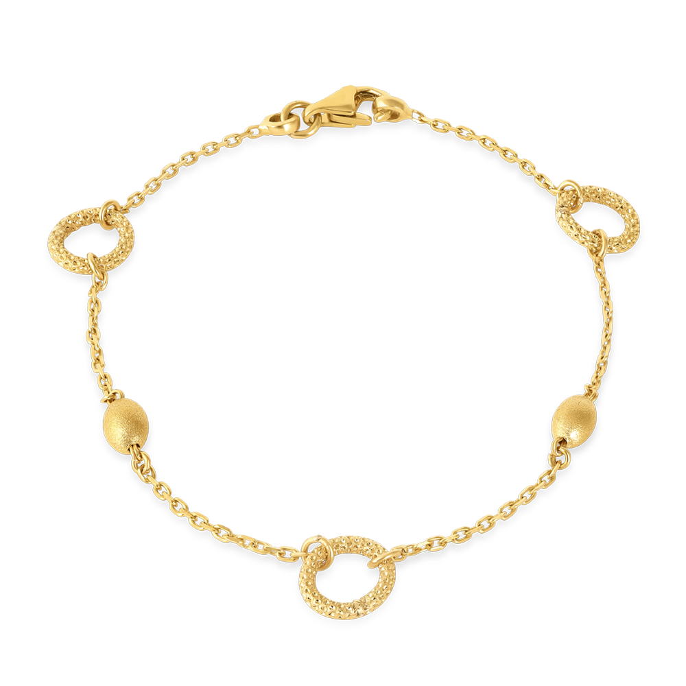 Buy 22ct Gold Ladies Gold Bracelet in 7 Inches at PureJewels