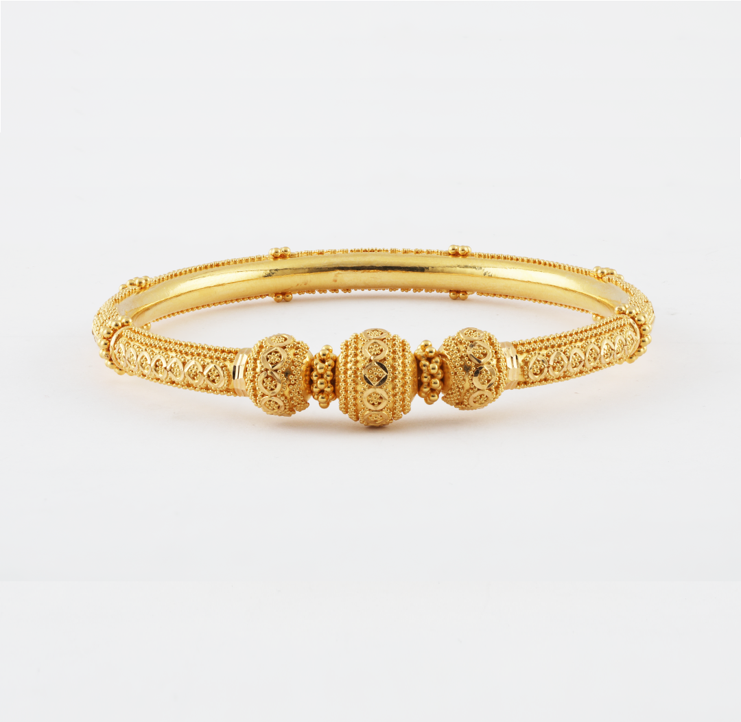 سوار من الذهب عيار 22 قيراط من مجموعة جالي | مجموعة جالي | مقاس 2.5 سوار من الذهب عيار 22 قيراط من مجموعة جالي | مجموعة جالي | مقاس 2.5