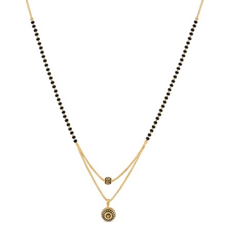 22ct Gold Mangalsutra for Women | 18 Inches