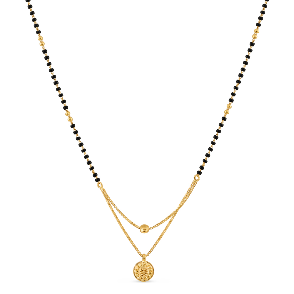 22 Karat Gold Mangalsutra | 18 Zentimeter