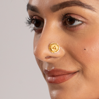 22ct Gold Rosette Nose Pin 22ct Gold Rosette Nose Pin