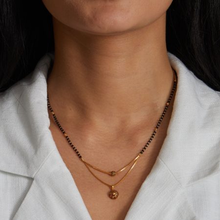 22ct Gold Fancy Mangalsutra for Women | 18 Inches 22ct Gold Fancy Mangalsutra for Women | 18 Inches