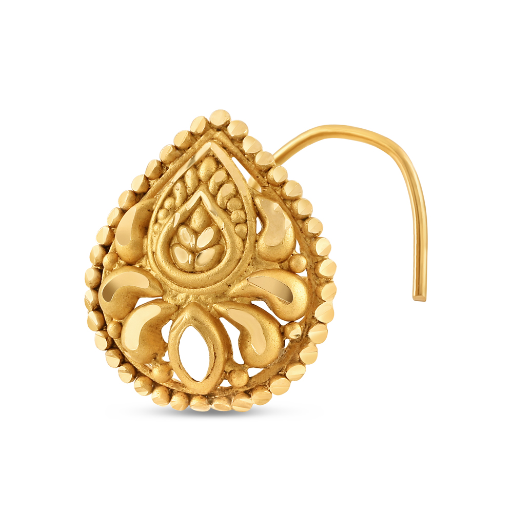 Brautnasenstecker 22ct Gold | Rosette Kollektion
