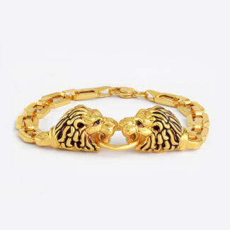 22ct Gold Hollow Lion Bracelet | 8 Inches 22ct Gold Hollow Lion Bracelet | 8 Inches