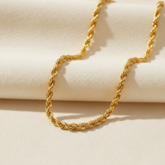 22ct Yellow Gold Rope Chain | 22 Inches 22ct Yellow Gold Rope Chain | 22 Inches