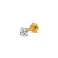 18ct Gelbgold Diamant-Nasennadel | 0.06ct