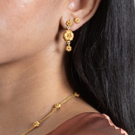 22 Ayar Altın Rozet Saplama | Çap 6mm 22 Ayar Altın Rozet Saplama | Çap 6mm