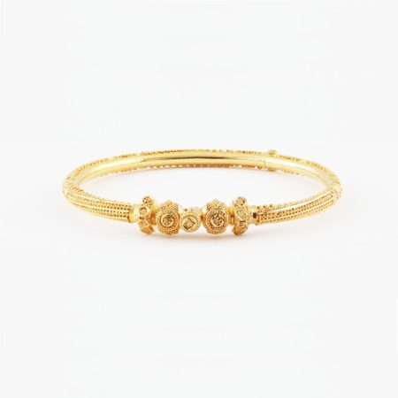 22ct Gold Bauble Bangle | Jali Collection | Size 2.5 22ct Gold Bauble Bangle | Jali Collection | Size 2.5