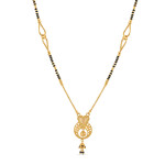 Gold Mangalsutra in 18 Inches
